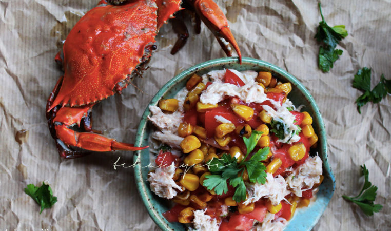This zesty crab salad makes for a great appetizer. You can also use it enhance your soups. | tchakyiti.com