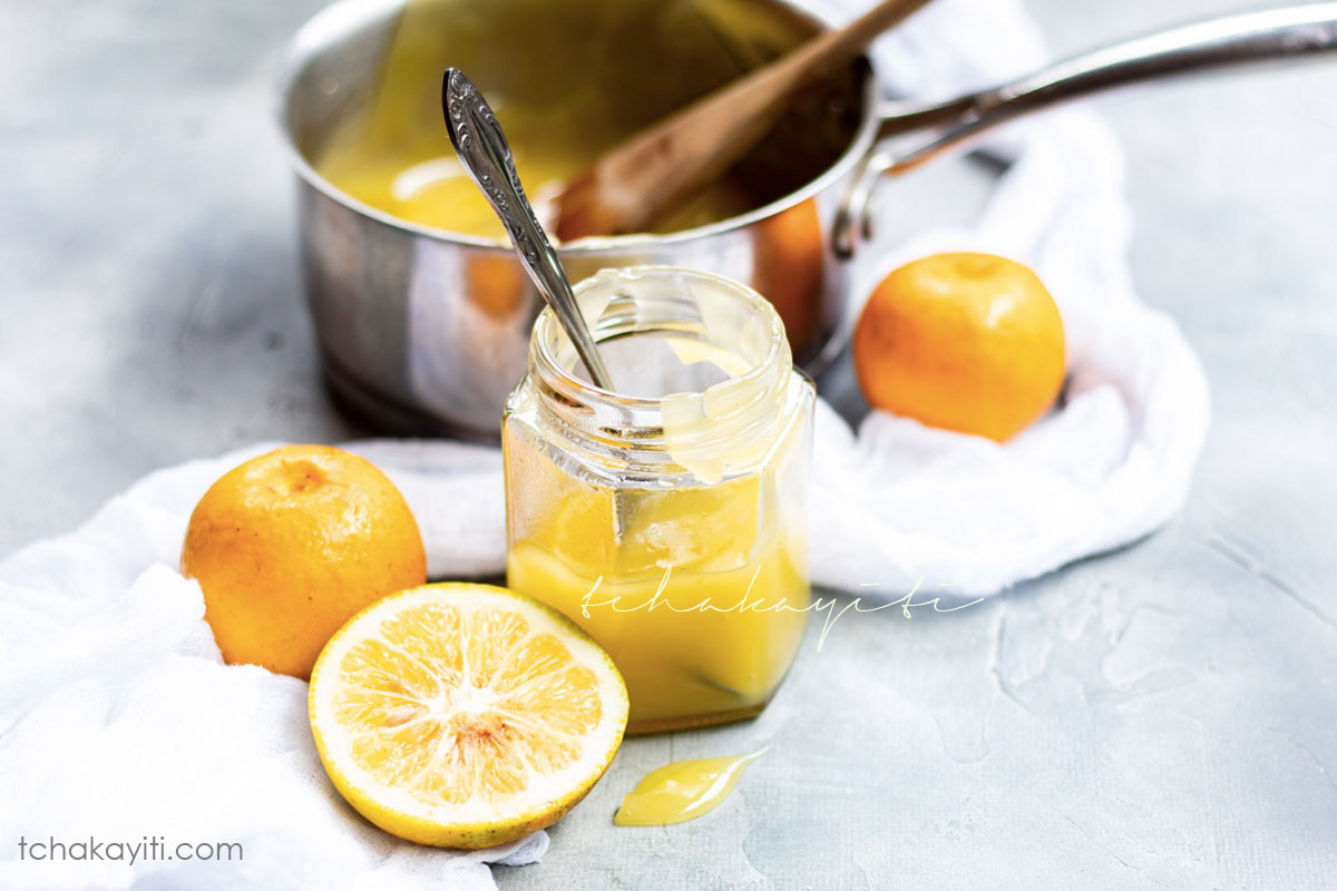 This sour orange curd is sweet yet tart. It makes the perfect cracker topping or pie. | tchakayiti.com