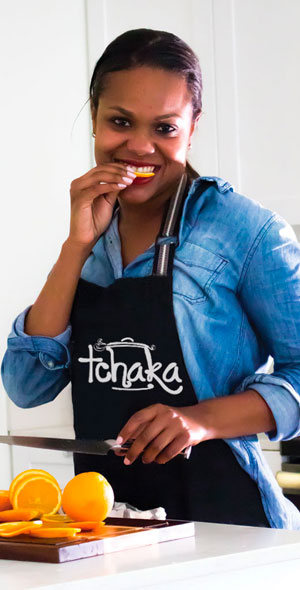 Annick Mégie is the food blogger, photographer, recipe developer behind the bilingual Haitian food blog Tchakayiti