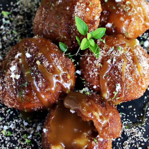 This is my personal take on the traditional Haitian beignets. I have stuffed them which is quite unusual. You should definitely give them a try. | tchakayiti.com