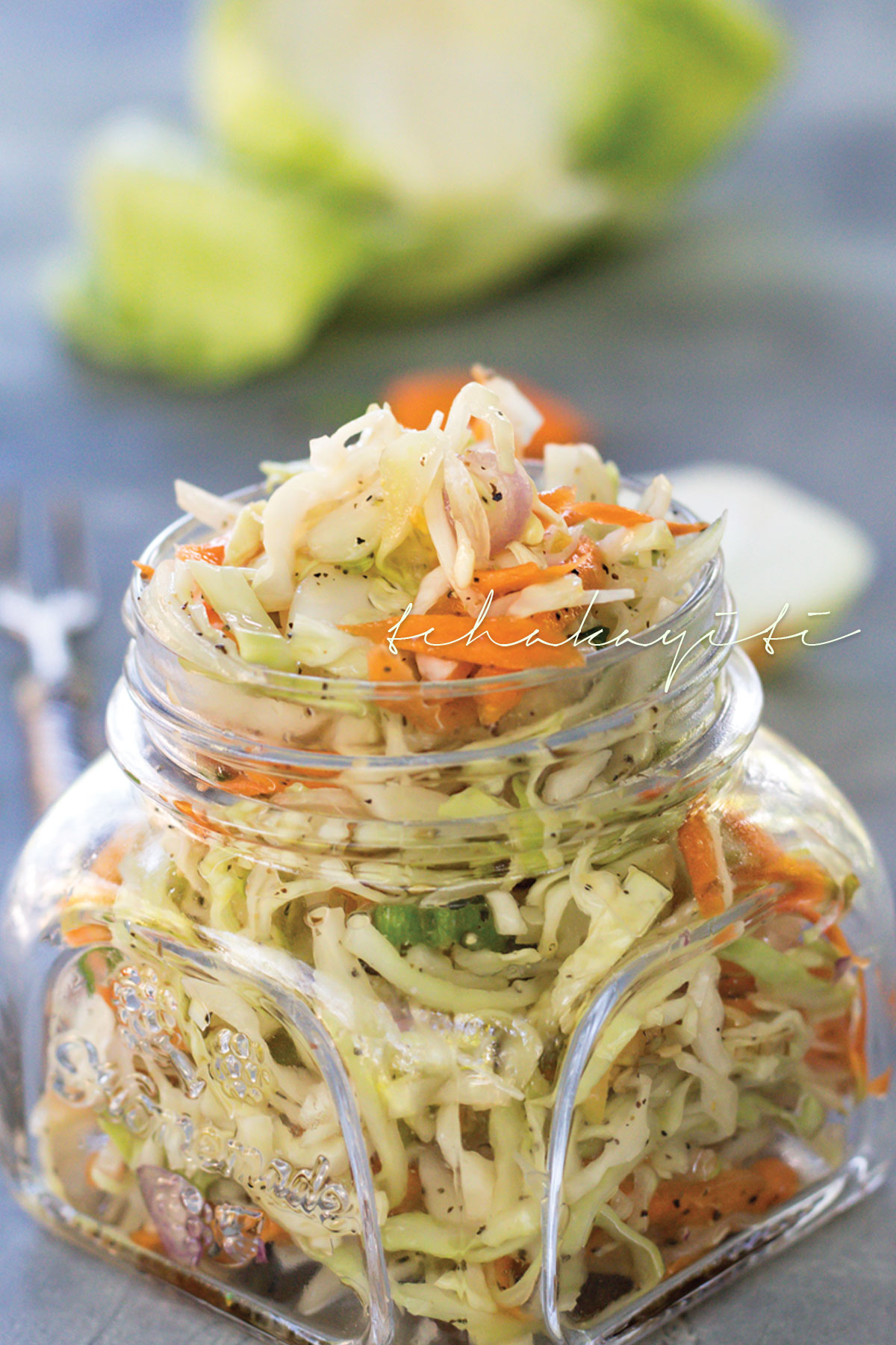 This Haitian pikliz, hot spicy slaw, is the perfect complement to fried foods. | tchakayiti.com