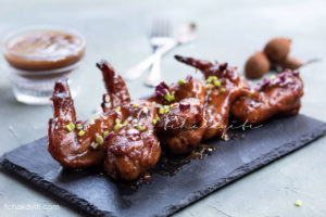 These sour tamarind wings are juicy, sticky, sweet, sour, tangy, they're perfect. You should give them a try. | tchakayiti.com