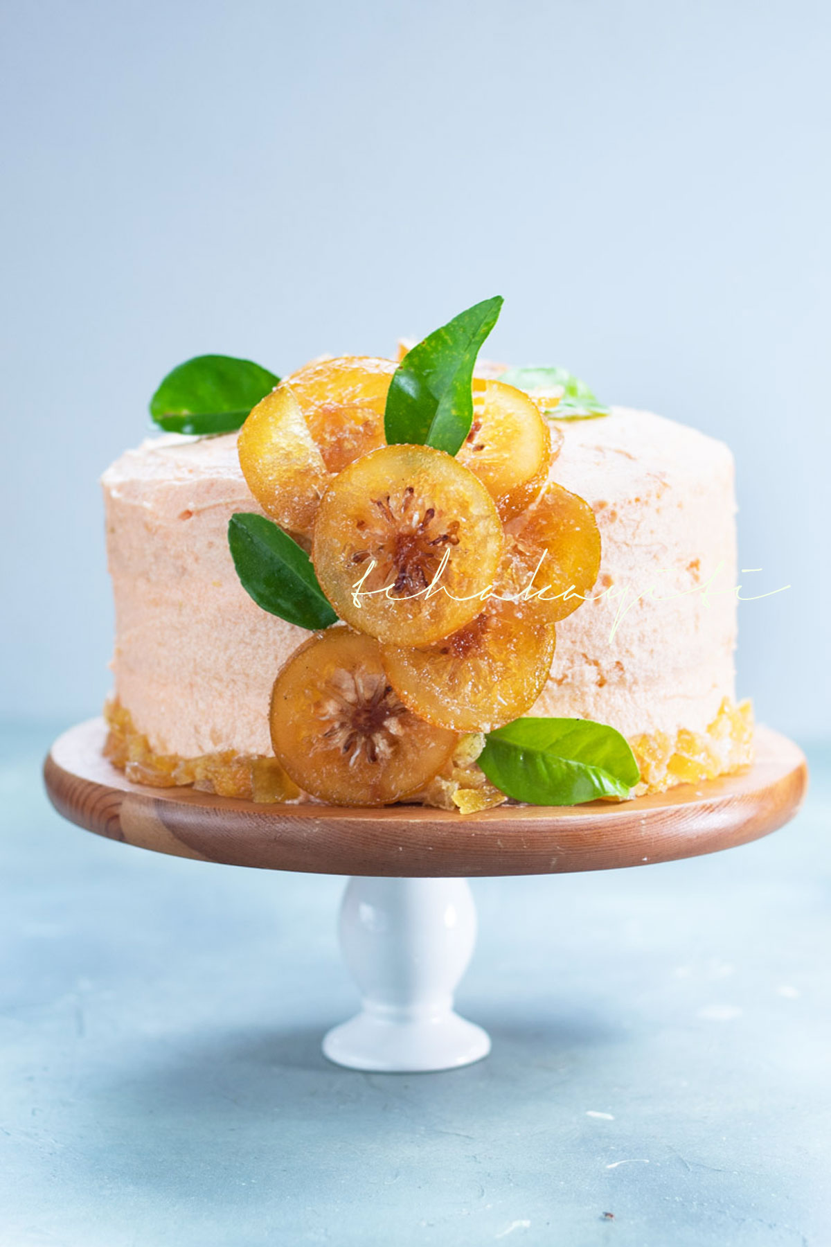 Orange and Almond Cake With Chocolate Buttercream (Vegan) - Domestic Gothess