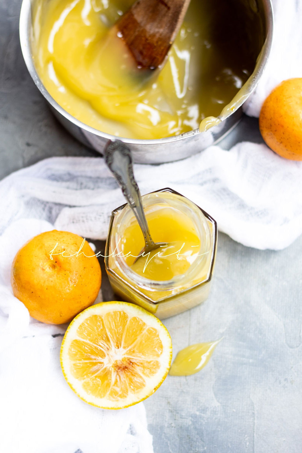 Une douce crème aux oranges amères