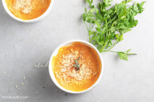 This carrot puree au gratin is a burst of flavors. A quick and easy recipe to add to your repertoire. | tchakayiti.com