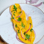 Caribbean style mango Carpaccio | tchakayiti.com